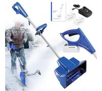 Cordless Electric Snow Blower, High Power Brushless Snow Blower,24V 4.0Ah Snow Thrower for Easy Home & Property Clearing, Hand-Pushed Design, Perfect for Schools & Roads, Lightweight