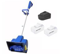 Cordless Electric Snow Shovel, Rechargeable Battery Powered, Foldable and Adjustable for Easy Outdoor Snow Removal on Patios and Farms