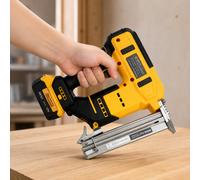 Cordless Electric Staple Gun, Staple And Nail Gun With 2 Batteries