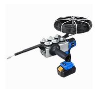 Cordless Electric stringing Wire Puller, Cable Puller Portable Fish Tape, Pipe Threader, Highly Versat Auto Threading Machine Lead Length 30m for Hydropower Network Communication,1 Batterys