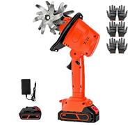 Cordless Electric Tiller, Lightweight Garden Cultivator with 60min Runtime, Adjustable Handle for Lawn Aeration, Compact Design for Easy Storage and Use