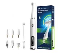Cordless Electric Tooth Polisher Kit, 8 Accessories, 5 Modes, IPX6, Type-C | 25,000 RPM • USB-C Charging • IPX6 Water Resistant • 750 mAh • ≤50 dB • 10-Min Auto Shutoff