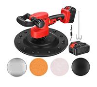 Cordless Electric Wall Sander, 80-210RPM Variable Speed Polishing Machine for Drywall, Concrete, Mortar Trowel, Automatic Mixer for Ceilings and Walls
