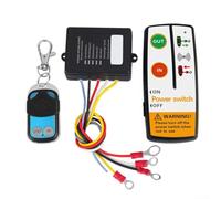 Cordless Electric Winch Remote for ATV SUV Trucks Supporting Compatibility with Multiple Winch Brands Such as Warn, Ramsey, Superwinch, Smittybilt, Gorilla (CQ51-B05)