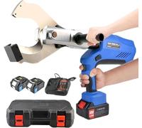 Cordless Electric Wire Cutters, 18V 4000mAh Battery Ratcheting Cable Cutters Heavy Duty with LED Digital Display for Electrical Work