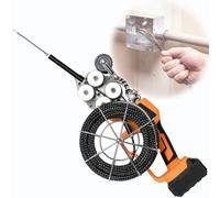 Cordless Electric Wire Threading Machine, Cable Insertion, Extraction Tools, Fish Tape, Forward Reverse Puller Powered Thread Machines, Dual-Electrics, Efficient Threads Solution