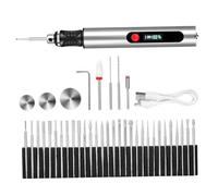 Cordless Engraving Pen, 39PCS/Set Engraver Pen, Precision Multi-Use Etching with Non-Slip Handle, 3-Level Cordless Digital Display Engraving Tool for All Materials