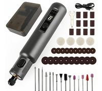 Cordless Engraving Pen,51 in 1 Tool Kit,6-Speed Adjustable,Mini Rotary Tool and Cordless Engraver for Craft Multi-Function Glass Etching KitEngraving Pen for Metal, Wood, Glass and Plastic