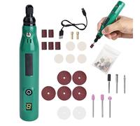Cordless Engraving Pen - Rechargeable Rotary Tool with 25 Accessories | Multi-Speed Electric Engraving Tool for Wood, Jade, Metal and Glass | 20W Portable Engraver