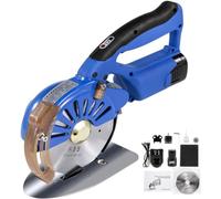 Cordless Fabric Cutter Machine - Adjustable Speed Electric Rotary for Cutting Cloth, Fiber, Cotton, Paper, Silk, Leather, Wool, and Carpet