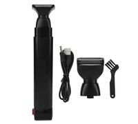 Cordless Foldable Body Groomer Folding Body Hair Trimmer for Back Chest Hair Removal Lightweight Travel Essential Adjustable Stretchable Shaving Quick Trimmer