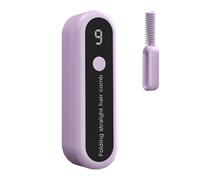 Cordless Folding Ionic Straightening Brush - Curler Straightener With Built-in Battery, 9 Temperature Settings & USB Quick Charge | Long Battery Life For Home And Travel Use