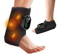 Cordless Foot Massager for Neuropathy, 6 Heat Levels & 3 Vibration Modes, 2H Run Time, Auto-Off Timer, Foot Heel Arch Ankle Calf Arm Massager for Neuropathy Pain Relief (Black)