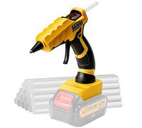 Cordless Glue Gun for Dewalt 18V/20V Li-Ion, 30s Quick Preheating Glue Gun with 30 Glue Sticks (7 x 150 mm) for Crafts & DIY & Repair (Tools Only)