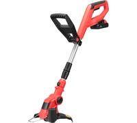 Cordless Grass Strimmer With 20v Lithium-Ion Battery, Fast Charger, Electric ,DPT