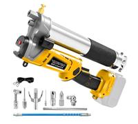 Cordless Grease Gun for Dewalt 18V Battery, 2-in-1 Rotating Handle Design