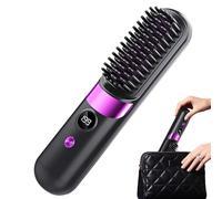 Cordless Hair Brush Rechargeable Hot Hairstyle Comb Portable