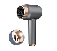 Cordless Hair Dryer,Portable Lightweight Fast Drying Negative Ion Hairdryer Blowdryer,Travel Blow Dryer, 3 Wind Speed Levels, Low Noise Blow Dryer for Home, Trave(Gray)