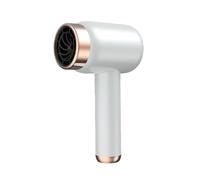 Cordless Hair Dryer with USB Charging, Portable Ionic Blow Dryer, 3 Adjustable Wind Temperature 110V-220V Rechargeable Air Blower for Home Travel Camping(White)