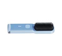 Cordless Hair Straightener | 4 Temperatures Fast Heating Anti-Burning | Portable Cordless Straightening Brush - For Women Girls Long Short Hair Straightening Curling Home Travel Outdoor