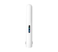 Cordless Hair Straightener and Curler 2 in 1 Ceramic Flat Wireless Portable Travel Hot Tools Straight for Women Men USB Rechargeable with Brush (White, One Size)