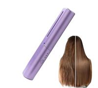 Cordless Hair Straightener Brush - 3 Temp Levels | ABS & Ceramic Heating Beauty Tool, USB Rechargeable Portable Mini Comb for Travel Holiday Festival Wedding Bride Spa and Daily Summer Styling