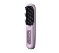 Cordless Hair Straightener Brush,Cordless Hair Styler,Portable Hair Brush for Travel,Negative Ion USB Rechargeable Heated Straightening Brush,Hot Comb for Women Beard Straighteners for Men (Taro Gold)