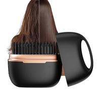 Cordless Hair Straightener - Fast Heating Portable Straighteners - Anti-Frizz Straightening Portable Straightener Brush Home Travel