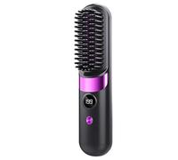 Cordless Hair Straightener - Hot Styling Tool, 20.3x4.5cm Curling Brush ABS, Auto Off Safety Function Feature with Four Temperature Gears | Business Trip Daily Commute Home Leisure for Wife