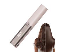 Cordless Hair Straightener - Portable Flat Iron, Wireless Travel Styler with 4 Temperature Settings, USB Rechargeable Hair Tool, Ionic Ceramic Mini Iron, Professional Styling Wand for Travel Beach
