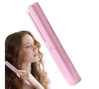 Cordless Hair Straightener Travel - 9.8in Ceramic Plate Styling Comb, frizz Control Enhancer, Hydration Balance Long, Shine Boosting Care | Ergonomic Grip for Home Salon Journeys ac