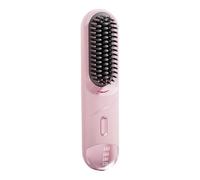 Cordless Hair Straightener - USB Rechargeable Straightening Brush & Comb | Durable Styling Instrument For Soft Hair No Frizz | Girls Women Wife Beginner Home Travel Leisure Professional S