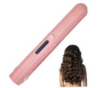 Cordless Hair Straighteners, Hair Straightener Curler, Portable Straighteners with 3 Adjustable Temperature, Fast Heating Cordless Curling Iron for Home Salon, Style 1