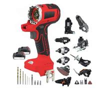 Cordless Hand Drill Power Tool Combo Kit, 10-in-1 Brushless Set, Reciprocating Saw, Jigsaw, Circular Saw, Chainsaw, Oscillating Tool, Screwdriver, Impact Drill, Sander