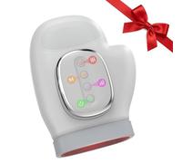 Cordless Hand Massager with Heat and Compression, 3D Airbag Spa Glove | Cordless hand massager with heat and compression; 13 airbags, 3 modes, 5 levels for a warm hand spa relax at home or travel.