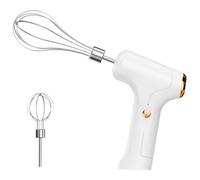 Cordless Hand Mixer, USB Rechargeable Detachable Electric Whisk Beaters with 3 Speed Modes,1200W Powerful Motor for Eggs/Milkshake Cream/Butter