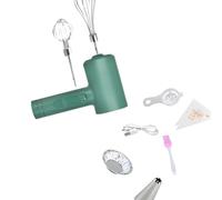 Cordless Handheld Electric Mixer Set Speed Adjustable Featuring Removable Baking Attachments for Home Kitchen Baking