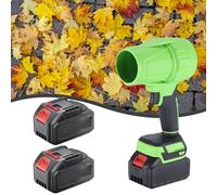 Cordless Handheld Leaf Blower Equipped with Rechargeable Battery Super Power Air Collector Can Blow Strong Winds in Second and Immediately Debris (B, One Size)