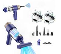 Cordless Handheld Vacuum Cleaner, 8500Pa Powerful Suction Portable Rechargeable Lightweight Quick Charge Small Hand Held Vacuum Cordless for Car, Home, Carpet Stairs, Office and Pet Hair, Blue Color