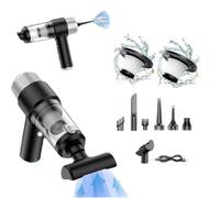 Cordless Handheld Vacuum Cleaner, 8500Pa Powerful Suction Portable Rechargeable Lightweight Quick Charge Small Hand Held Vacuum Cordless for Car, Home, Carpet Stairs, Office and Pet Hair, Black Color