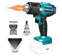 Cordless Heat Gun, Hot Air Gun Compatible for Makita 18V Volt LXT Battery, 3 Nozzle, 2-Temp Setting Max 932°F(500°C) Heat Gun for Crafts, Shrink Tubing, Resin & Decorating(No Battery)