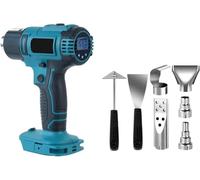 Cordless Heat Gun with Variable Temperature and LED Display, Fast Heating for DIY, Home, and Industrial Applications