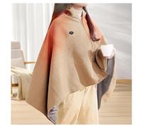 Cordless Heated Blanket 3 Heating Levels,2025 New Heated Robe Cozy Portable Suitable for Office Home Rest, Car Travel, Outdoor Camping,Apricot