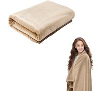 Cordless Heated Blanket, Heats Up in 15 Seconds, Three Temperature Settings, Easy to Care for Suitable for The Office and Travel(Yellow)