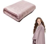 Cordless Heated Blanket, Heats Up in 15 Seconds, Three Temperature Settings, Easy to Care for Suitable for The Office and Travel(Pink)
