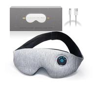 Cordless Heated Eye mask for Dry Eyes Stye Relax Eye Strain, Heating Sleep Eye mask,Blockout,Side Sleep, Little Pressure on Eye,USB Rechargable, Long Battery Life
