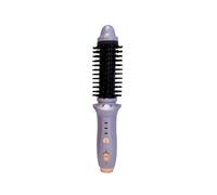 Cordless Heated Round Brush Mini Thermal Curling Iron for Short Hair USB Rechargeable Small Barrel Volume Heat Styling Curling Brush for Men Women Curly Straight Hair Travel (C)
