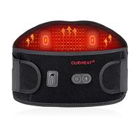 Cordless Heating Pad for Back Pain - Heated Back Massager with Rechargeable Battery, Back Heat Support Belt for Men, Heated Back Brace for Back Pain, Back Pain Relief Products for Women(49inches)