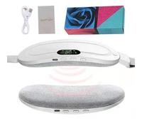 Cordless Heating Pad - Menstrual Heating Pads Digital Display | Adjustable for Stomach Warming, 1800mAH 4 Levels Waist Protecting Belt for Women | Built-in Intelligent Chip | Curved Design