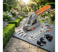 Cordless Hedge Trimmer Garden Grass Shear Cutter, 2 In 1 Handheld Garden Tool